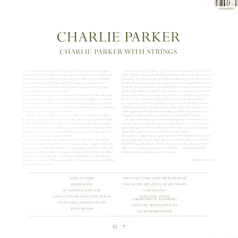 Charlie Parker - With Strings