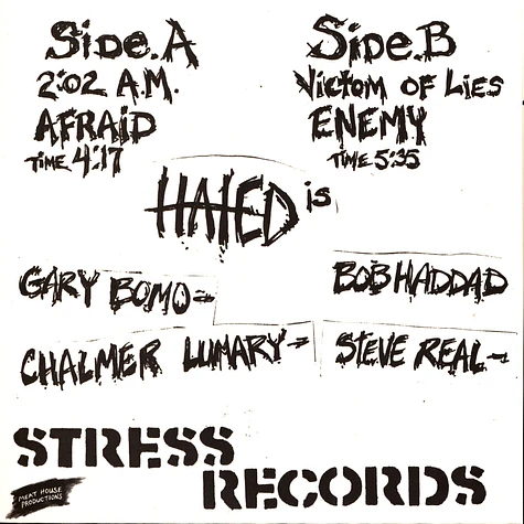 Hated - 4 Song EP