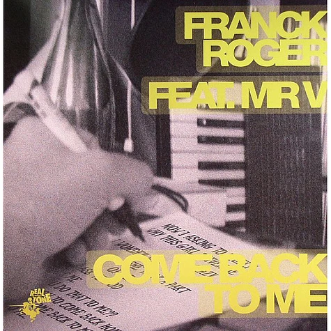 Franck Roger Feat. Mr. V - Come Back To Me Franck Roger Feat. Mr. V - Come Back To Me