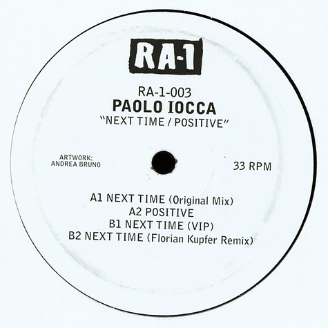 Paolo Iocca - Next Time / Positive Ep