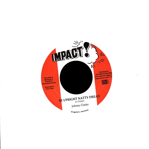 Johnny Clarke / The Aggrovators - Be Upright Natty Dread / Version