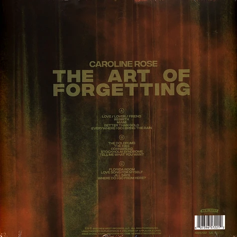 Caroline Rose - The Art Of Forgetting Neon Green Vinyl Edition