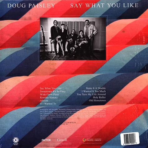 Doug Paisley - Say What You Like Sky Blue Vinyl Edition