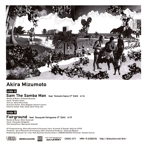 Akira Mizumoto - Sam The Samba Man Feat. Tomomi Sano / Fairground Feat. Yasuyuki Horigome