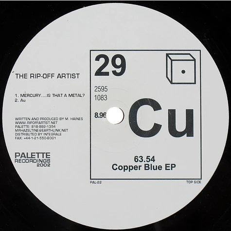 The Rip-Off Artist - Copper Blue EP