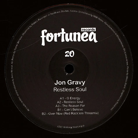 Jon Gravy - Restless Soul