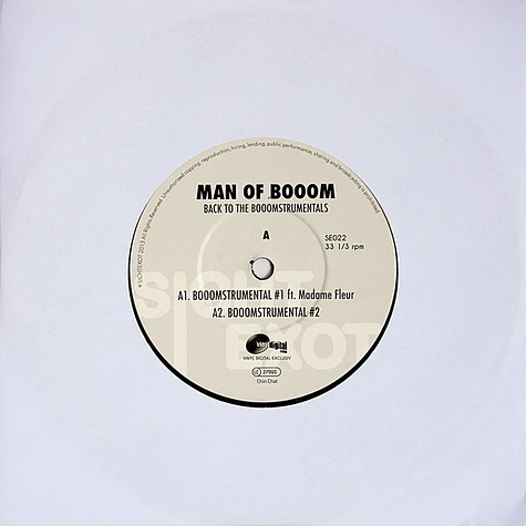 Man Of Booom - Back To The Booomstrumentals