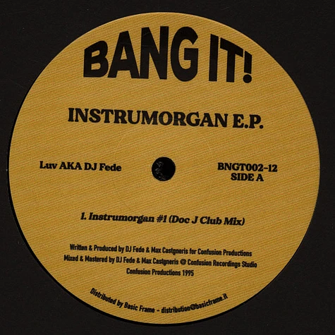 Luv (DJ Fede Feat. Robert O.) - Instrumorgan EP