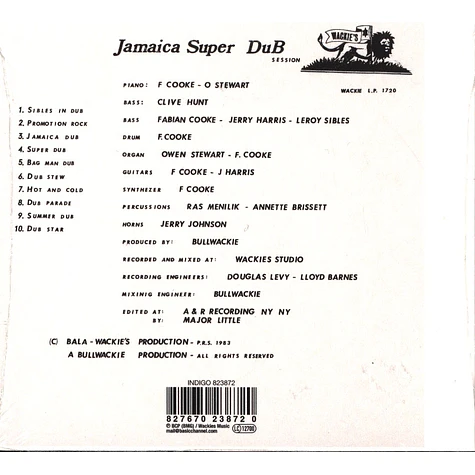 V.A. - Jamaica Super Dub Session