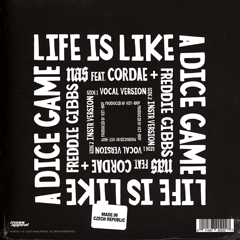 Nas - Life Is Like A Dice Game feat. Cordae & Freddie Gibbs