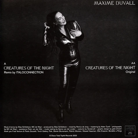 Maxime Duvall - Creatures Of The Night