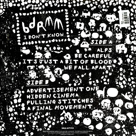 bdrmm - I Don't Know Black Vinyl Edition