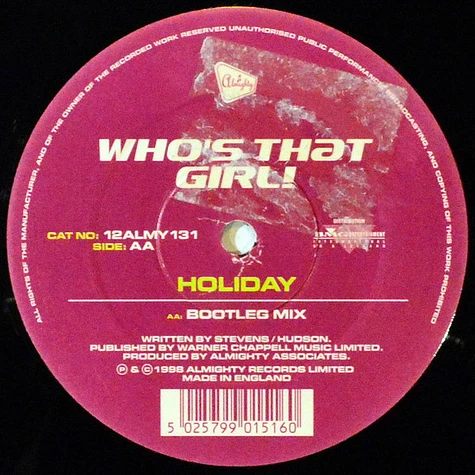 Who's That Girl! - Holiday