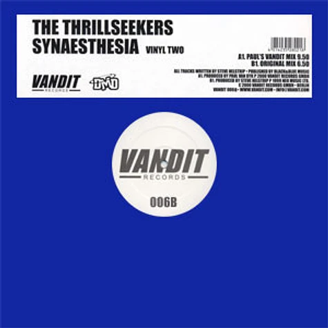 The Thrillseekers - Synaesthesia (Vinyl Two)