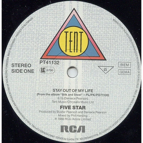 Five Star - Stay Out Of My Life