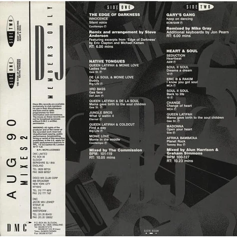 V.A. - August 90 - Mixes 2