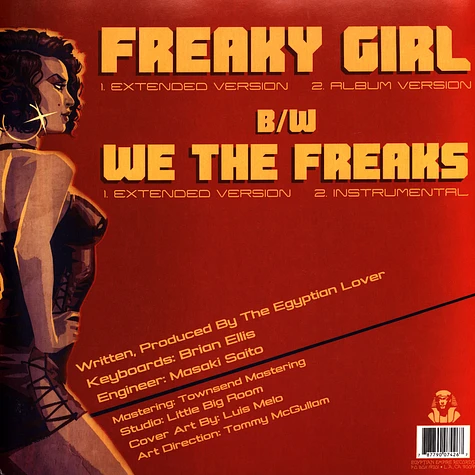 The Egyptian Lover - Freaky Girl / We The Freaks