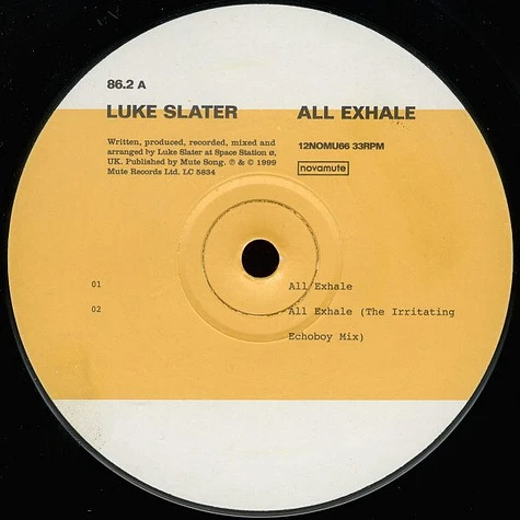 Luke Slater - All Exhale