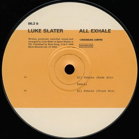 Luke Slater - All Exhale