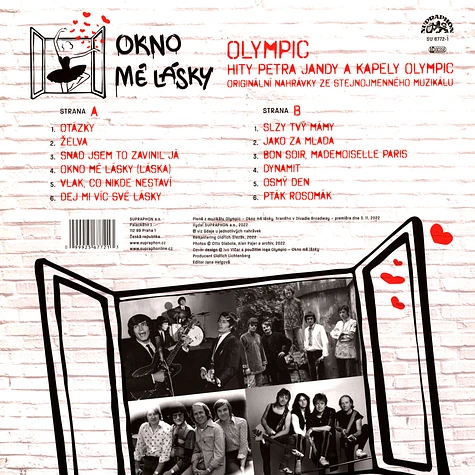 Olympic - Okno Me Lasky - Hity Petra Jandy A Kapely Olympic - Originalni Nahravky Ze Stejnojmenneho Muzikalu