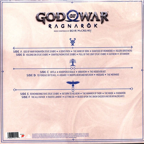 Bear McCreary - OST God Of War Ragnarök White Vinyl Edition