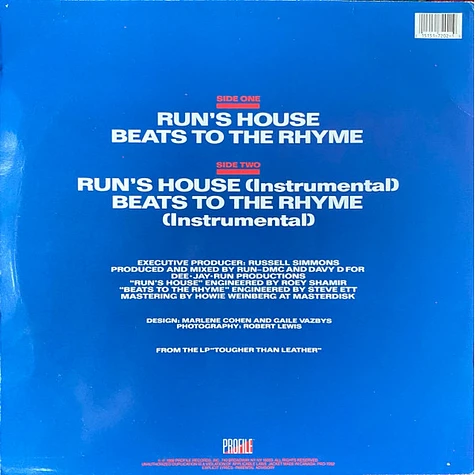 Run DMC - Run's House / Beats To The Rhyme