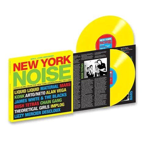 Soul Jazz Records presents - New York Noise Record Store Day 2023 Yellow Vinyl Edition