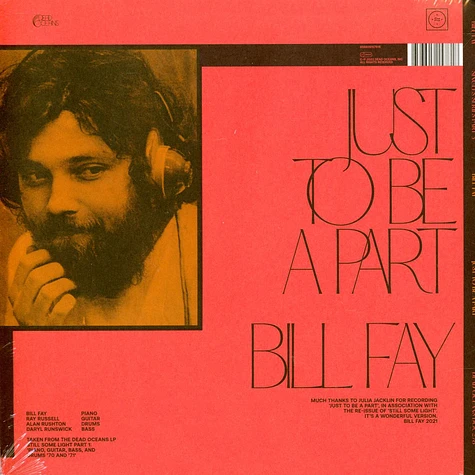 Bill Fay / Julia Jacklin - Just To Be A Part