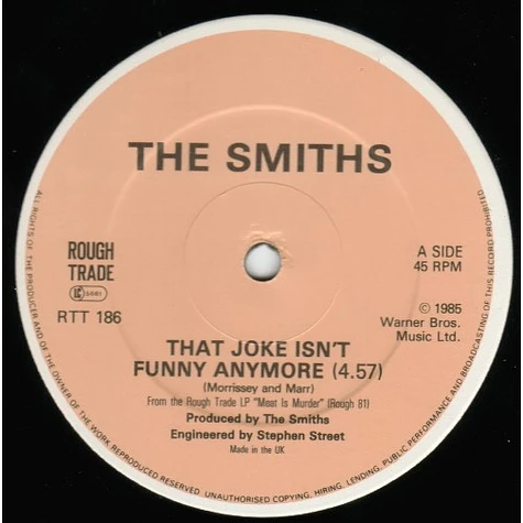 The Smiths - That Joke Isn't Funny Anymore