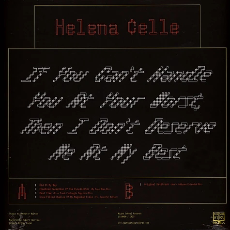 Helena Celle - If You Don't Deserve You At Your Worst, Then I Don't Deserve Me At My Best