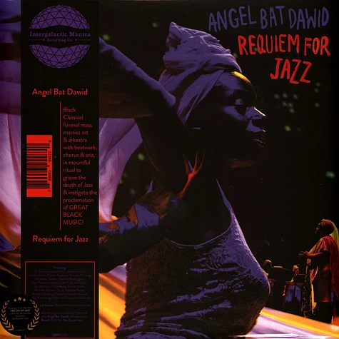 Angel Bat Dawid - Requiem For Jazz Black Vinyl Edition