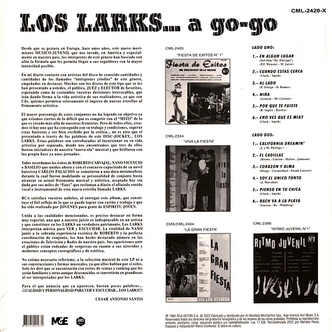 Los Larks - A Go Go