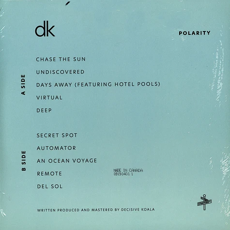 Decisive Koala - Polarity Colored Vinyl Edition