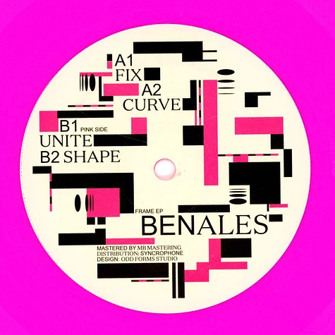 Benales - Frame Ep Pink Fluo Vinyl Edition