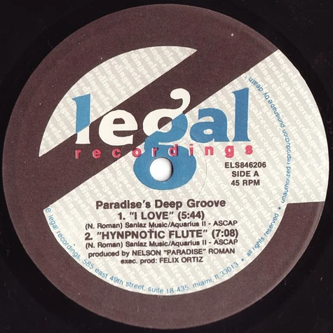 Paradise's Deep Groove - I Love