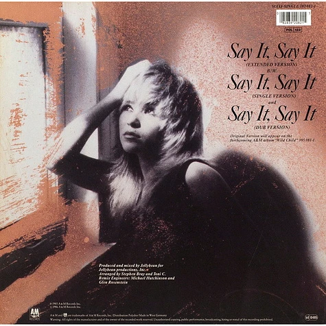 E.G. Daily - Say It, Say It (Extended Version)