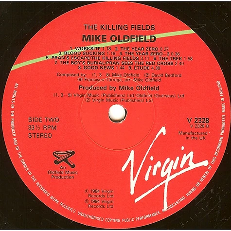 Mike Oldfield - The Killing Fields (Original Film Soundtrack)