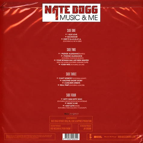 Nate Dogg - Music & Me Silver Vinyl Edition (Slightly Damaged Sleeve)