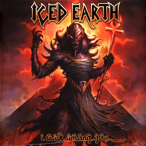 Iced Earth - I Walk Among You Brick Red / Yellow / Orange Vinyl Edition