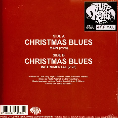 Danno, Little Tony Negri, Adriano Viterbini - Christmas Blues