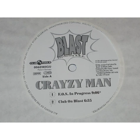 Blast Featuring V.D.C. - Crayzy Man