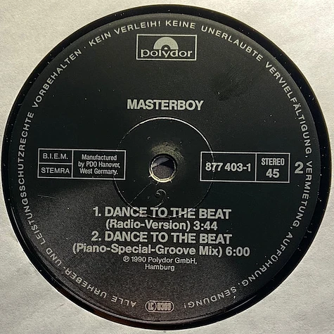Masterboy - Dance To The Beat (Remix - Loca-House-Remix)