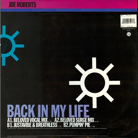 Joe Roberts - Back In My Life (The Beloved And Sweet Mercy Mixes)