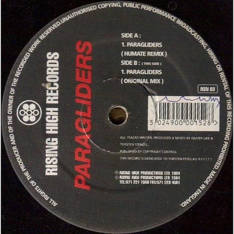 Paragliders - Paragliders (The Remixes)