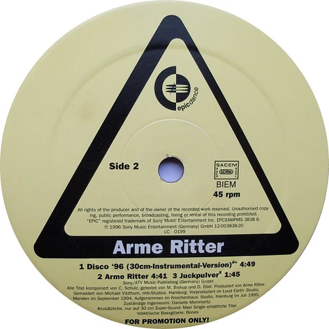 Arme Ritter - Disco '96