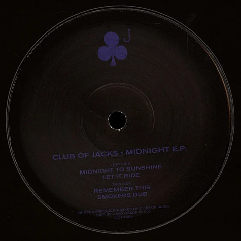 Club Of Jacks - Midnight EP