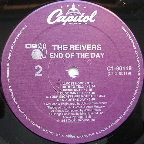 The Reivers - End Of The Day