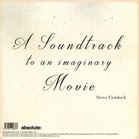 Steve Cradock - A Soundtrack To An Imaginary Movie