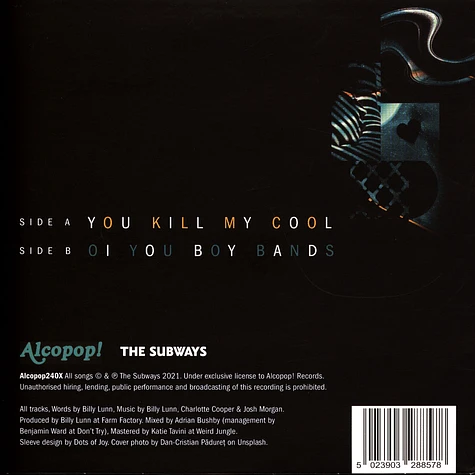 Subways The - You Kill My Cool