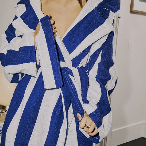 Hommey - Yarn Dyed Stripes Robe